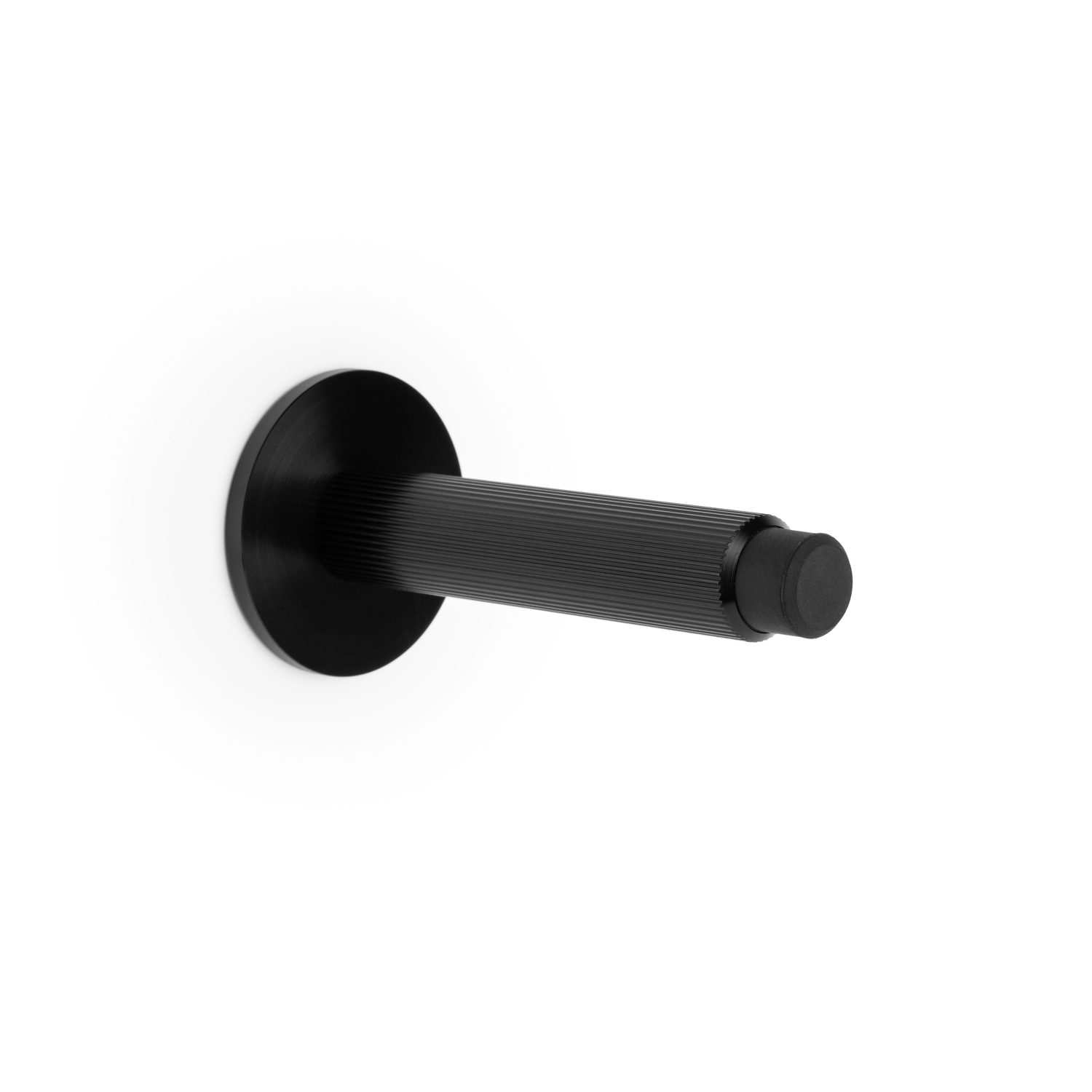 Deurstopper ARPA Ø50 aluminium geborsteld zwart
